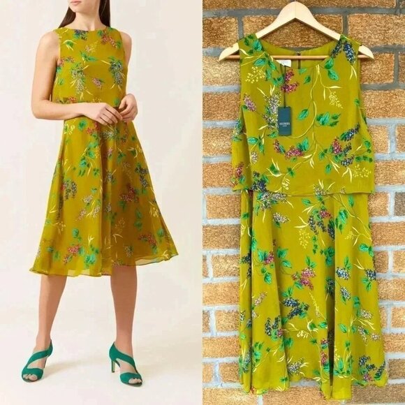 HOBBS LONDON EMBER DRESS 12 - Picture 1 of 16
